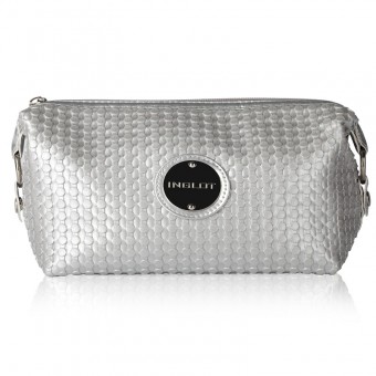 INGLOT Cosmetic Bag Crocodile Leather Pattern Gold (R24245)
